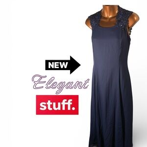 Scott McClintock Deep Blue Dress (item#10195)